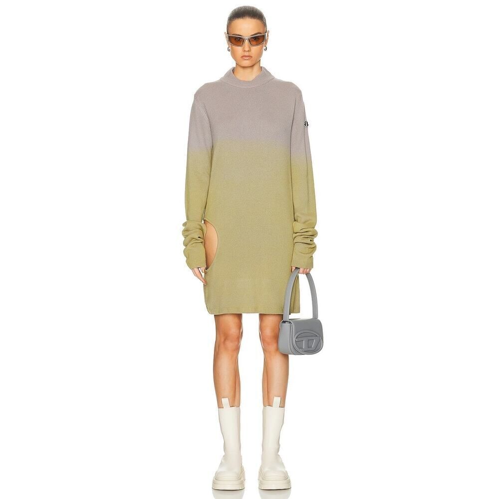 Moncler x RICK OWENS cashmere Subhuman Top dress XS